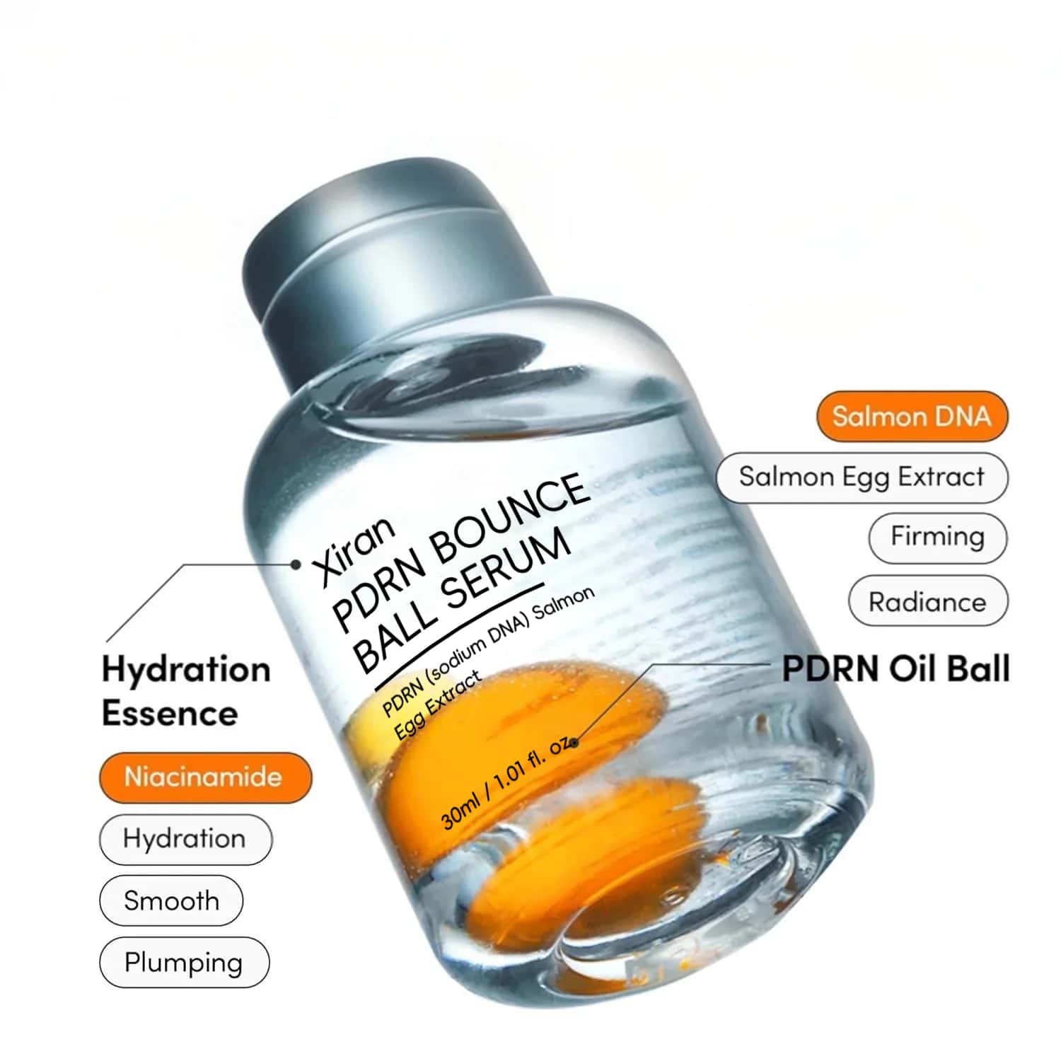 private label pdrn bounce ball serum